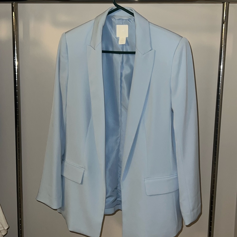 Baby blue blazer H&M size 6